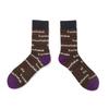 KODAK Apparel Logo Pattern Wool Socks BROWN