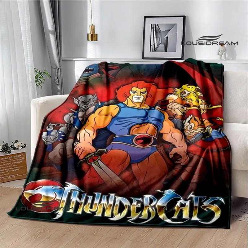 Мультяшные одеяла с принтом Thundercats Детское теплое одеяло t Одеяло с фланцем Домашнее дорожное одеяло постельное белье Подарок на день рождения
