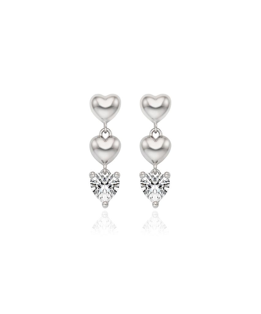 Серьги-подвески Stonehenge Silver Heart Sc25B13E