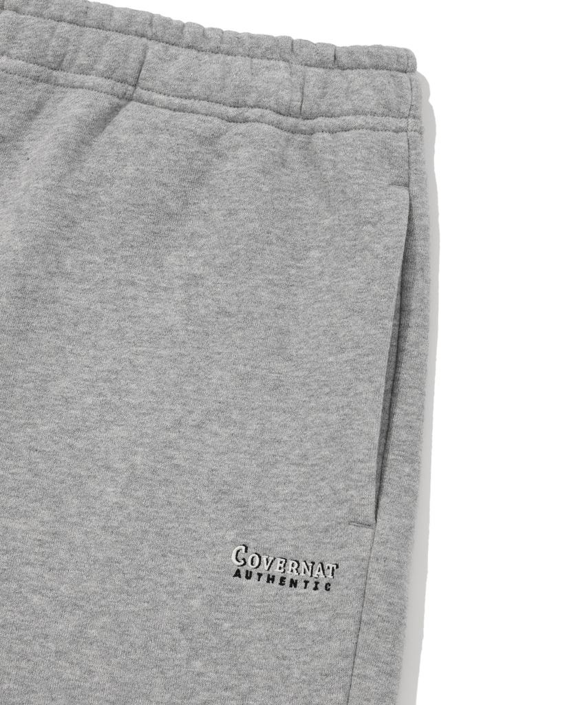 COVERNAT Boxer Fit Sweat Shorts Melange Grey