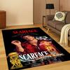3D Ковер Scarface Классический Фильм Тони для Спальни Гостиной Дивана Игровой Комнаты Придверный Коврик Домашний Декор, Детская Игровая Зона Ковер Нескользящий