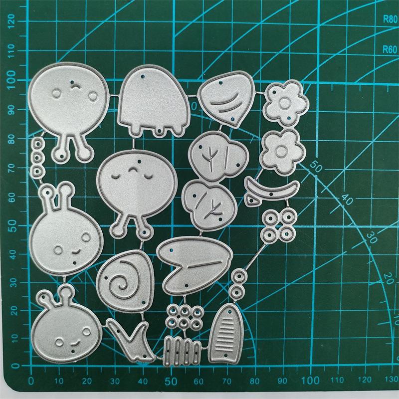 Четыре маленькие летающие пчелы, скрапбукинг, металлические штампы, трафареты для DIY, декор для альбома, бумажной карты