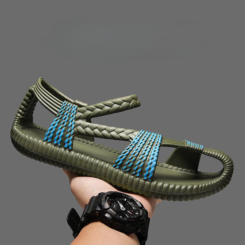 Руководство пользователя Мягкая подошва Мужская обувь для дома Каблук Шиацу Дешевые Сандалии Ликвидации Плоские Тапочки с подошвой ЭВА Шлепанцы для гостиной