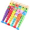 1Pc Wooden Cartoon Flute Children Clarinet 6-Hole Piccolo Baby Toys Musical Instrument Toys Early Education Enlightenment TMZ
