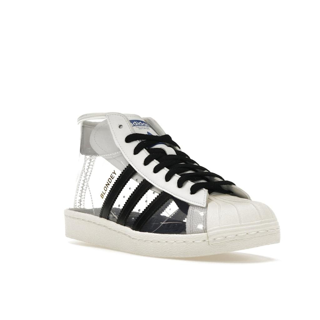 Blondey McCoy x adidas Pro Model ADV Прозрачные Унисекс Кроссовки Белый Облачно-Белый Основной-Черный IG0843