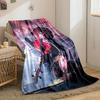 "Rock Cellist Concert Scene" for all seasons blanket lunch break throw gift