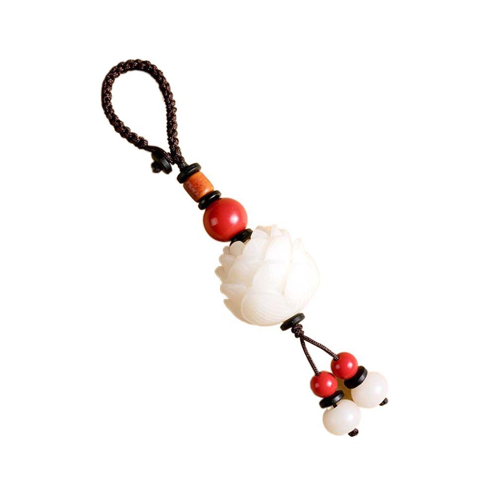 Подвесной ремешок для телефона с защитой от потери, ремешок для мобильного телефона, брелок для ключей от машины в виде лотоса Бодхи, брелок для ключей