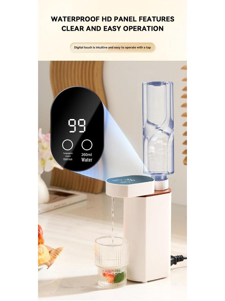 Компактный дорожный чайник: Диспенсер для мгновенного нагрева горячей воды для деловых поездок