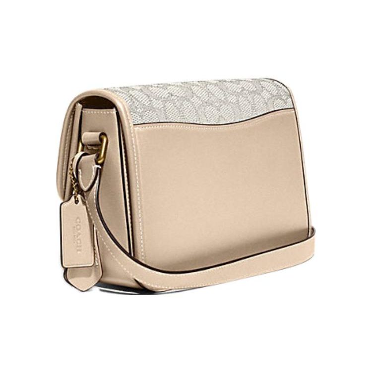 Coach Studio 25 Classic Logo Leather Crossbody Shoulder Bag Women bags Off-White Monogram C7933-B4UDK