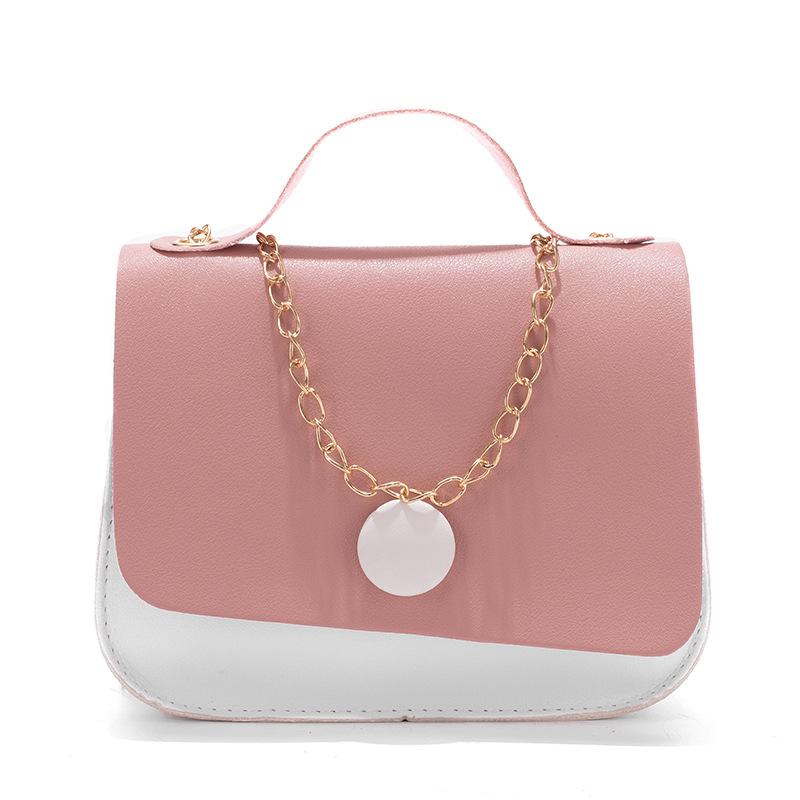 Женская маленькая квадратная сумка. Модный и простой рюкзак, сумочка, сумка на цепочке. Сумка на плечо.