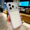 Colorful Clear Soft Case for iPhone Air 17 16e 15 14 13  Pro Max Plus PC + TPU Four-corner Shockproof Drop Protection Cover