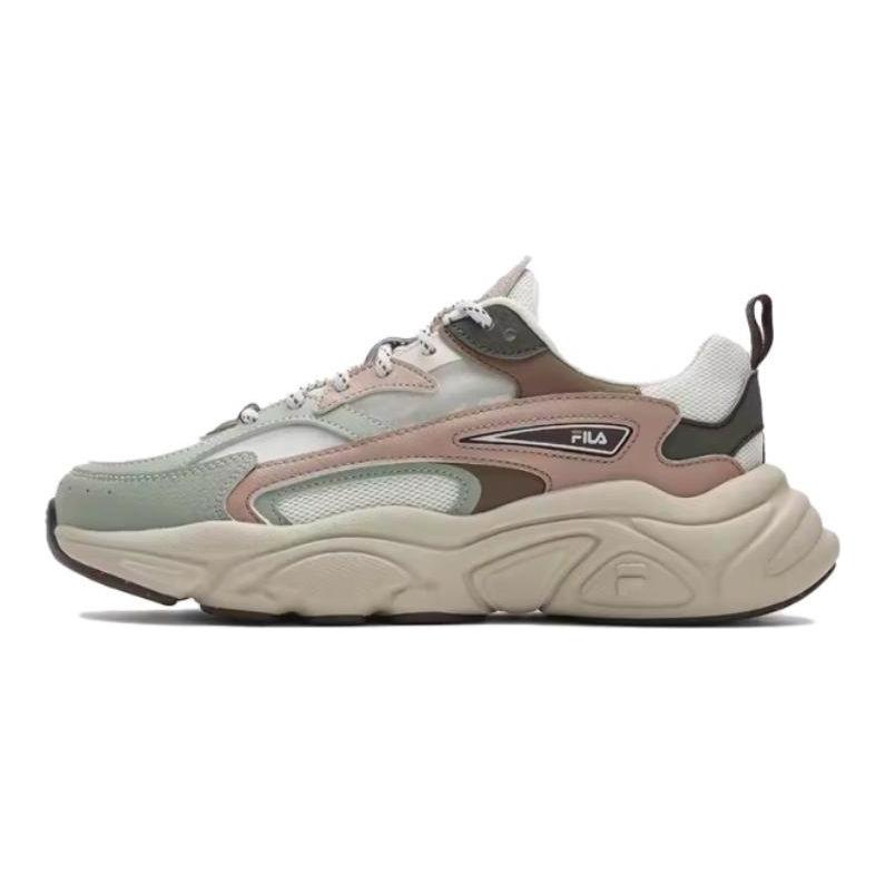 Fila Кроссовки Mars 1 Retro Color Block с низким верхом для повседневной носки Женские кроссовки Белый Коричневый F12W422107FWR