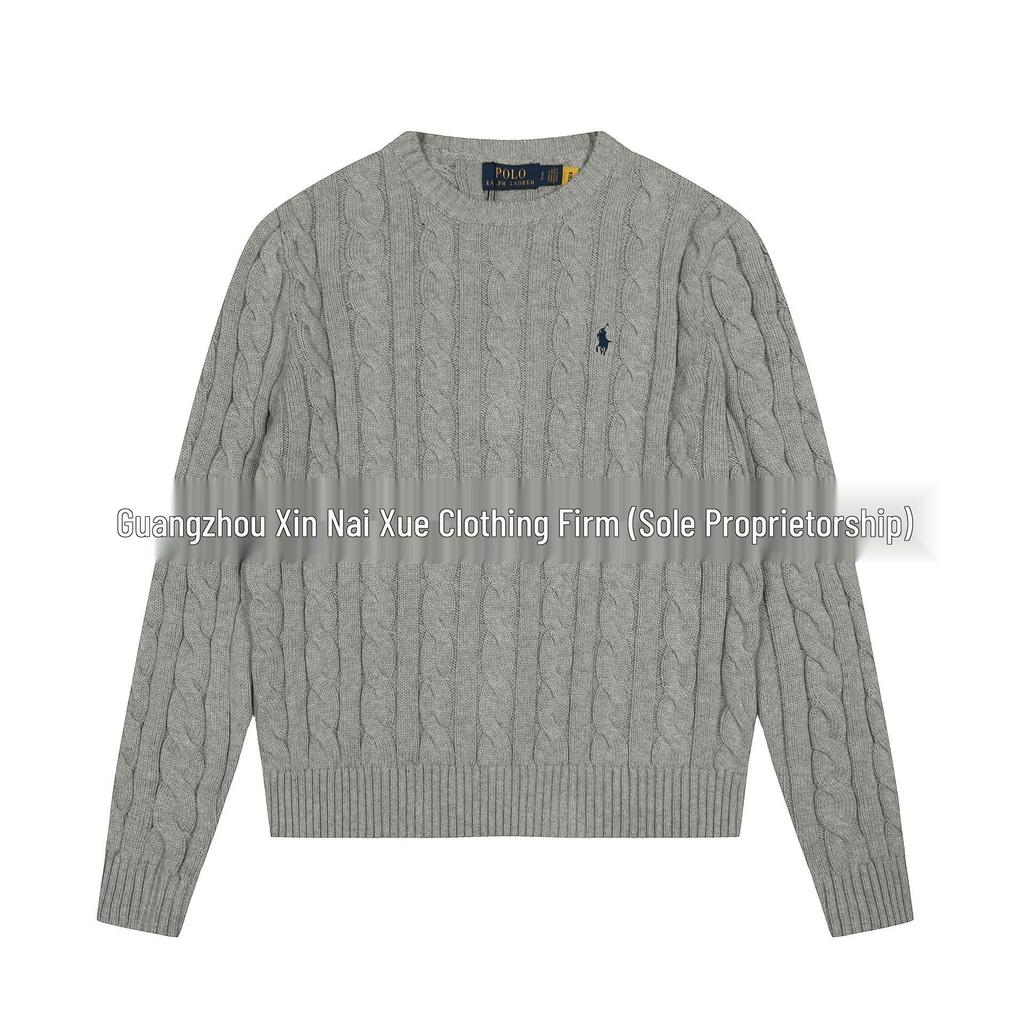 Высококачественный классический вязаный пуловер Ralph RL для унисекс