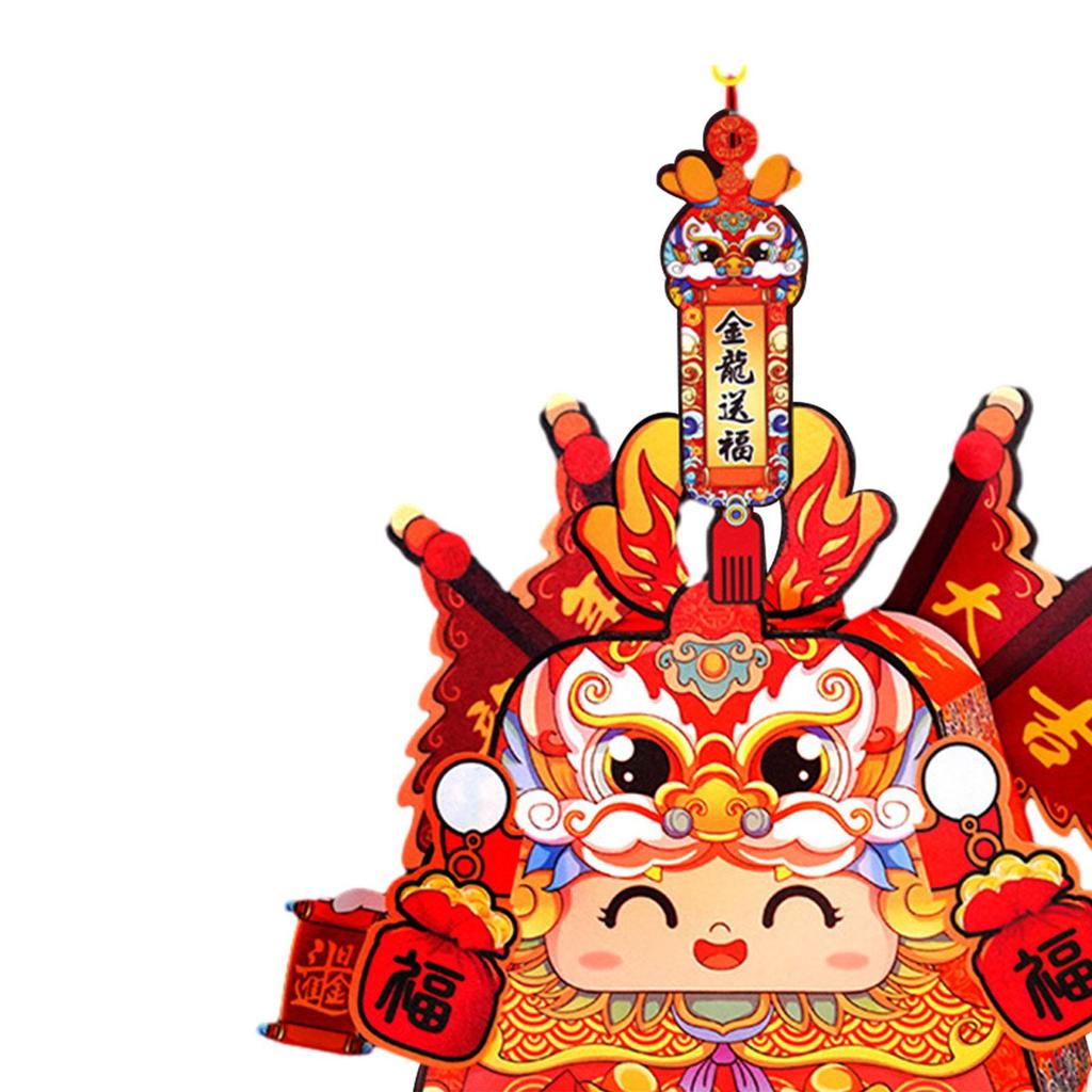 Китайский год дракона Танец фонарей Лев Весенний фестиваль Украшения