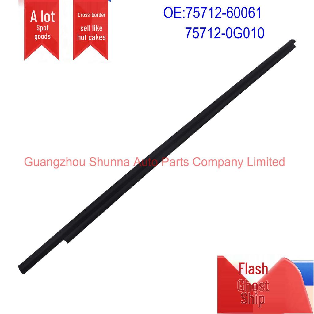 Left Front Door Glass Weatherstrip for Toyota Land Cruiser Prado (75712-60061/0G010)