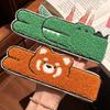 3/4 pcs/set Cartoon Animal Hair Styling Sticker Self-Adhesive Hair Accessory  Skincare