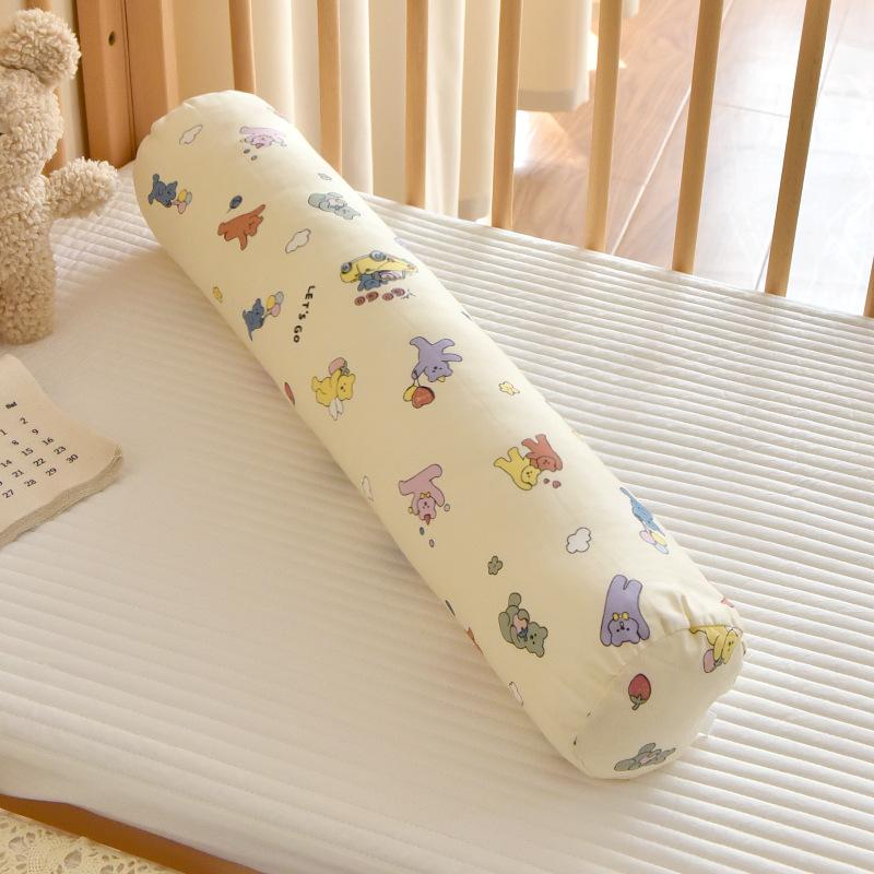 60 см Милые Мультяшные Бортики для Новорожденных Мягкий Хлопок Подушка для Комфорта Младенца Защита от Ударов Мягкий Столбик Подушка для Защиты Малыша