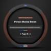 For Ford Suede Steering Wheel Cover 3D Logo Anti Slip Mondeo Focus Raptor Puma h120 Edge Explorer F150 Ranger Fusion Kuga Grip Trim