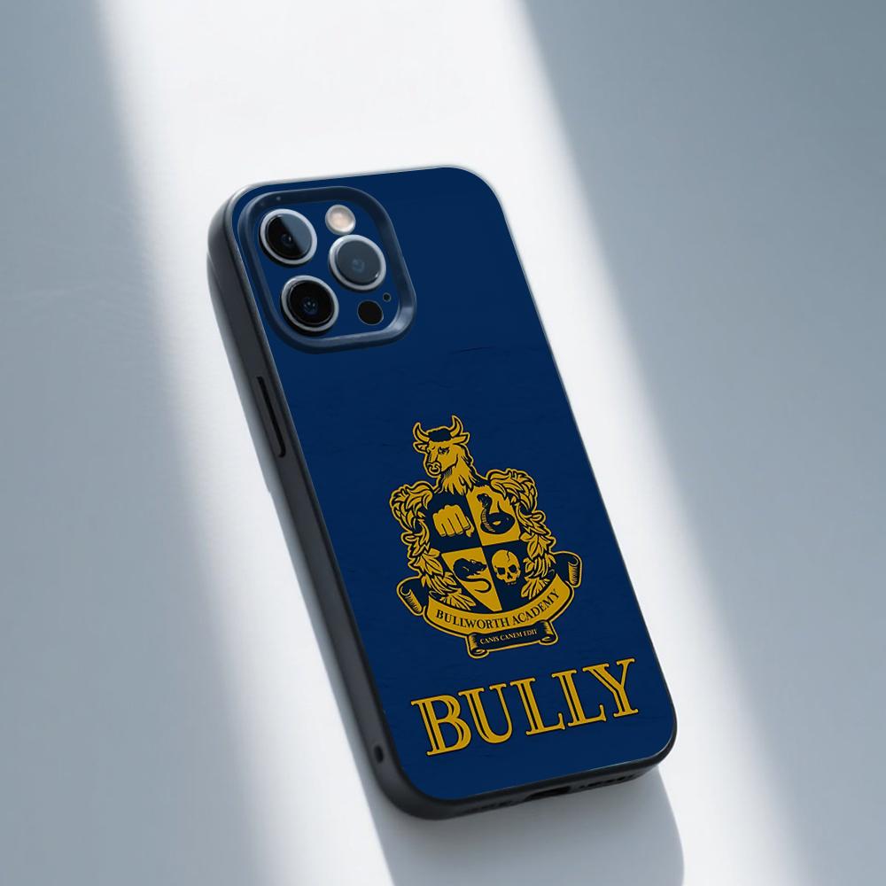 Jimmy Hopkins B-Bully Phone Case For iPhone 16,15,14,13,12,11,Pro,Max,Plus,X,XS,SE,E,Mini,Soft Silicone Black Case