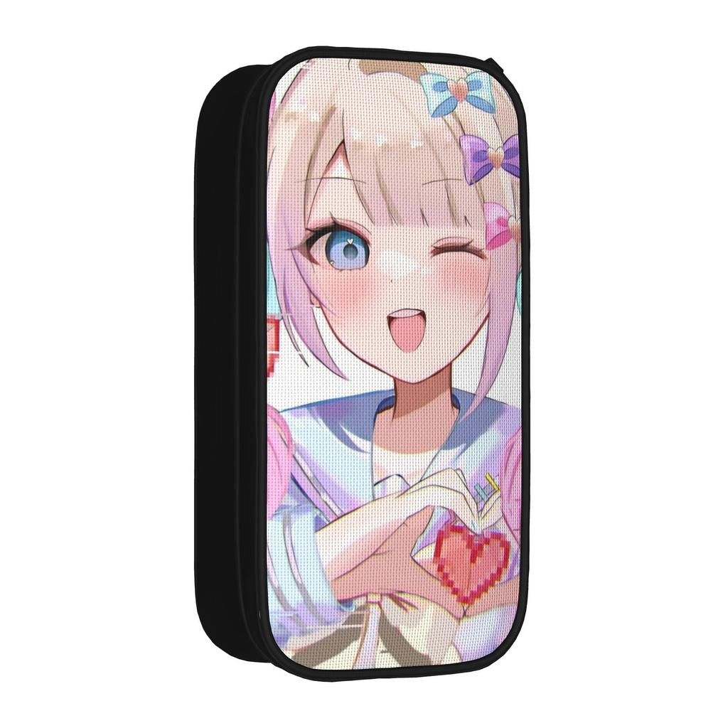Creative OMG kawaii Angel Pencil Cases Cartoon Games Pencilcases Pen Holder for Student Large Storage Bags Office Stationery