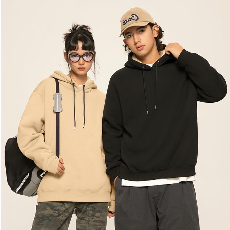 JEEP SPIRIT Men's Heavyweight Lamb Fleece Lined Hooded Sweatshirt