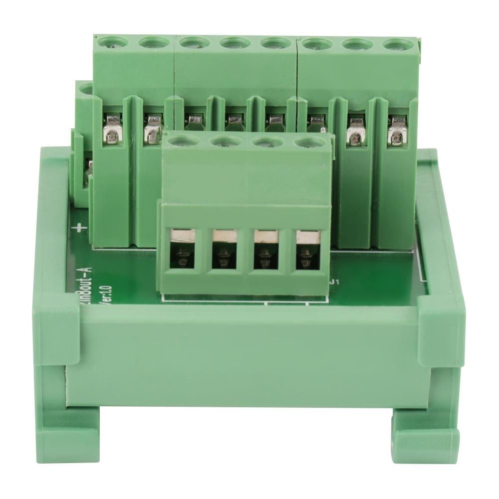 52 *49*46mm Breakout Board 2 In 8 Out Terminal Blocks Module Control Panel Systems