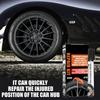 Wheel Rim Repair Kit Automotive Black Alloy Wheel Rims Paint Fill Pen Set Car Wheel Repair Quick Dry Coverage For Black Tire Rim