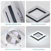 Square Acrylic  Ceiling Light Modern LED Ceiling Lamp,White 3-color light Ceiling Lights for Bedroom Office Kitchen Living Room