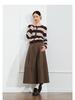 Lagogo Lago Valley's new all cotton comfortable high waist slimming design skirt