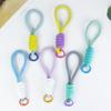 Color Matching Mobile Phone Lanyard Key Chain Simple Short Mobile Phone Case General Rope Creative Car Key Ring Ring Hanging Ornaments