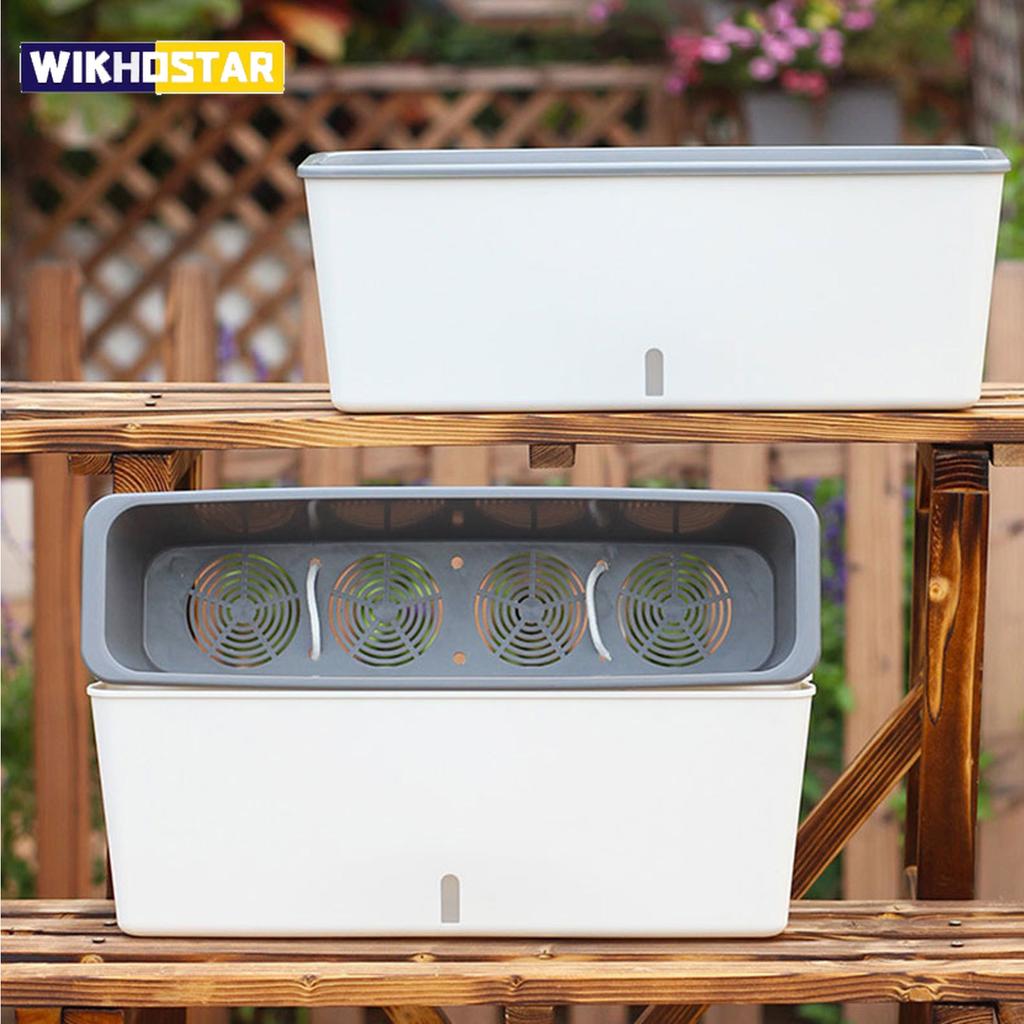 Self-Watering Planter Pots with Handy Water Level Indicator Gift for Friends Families Neighbors