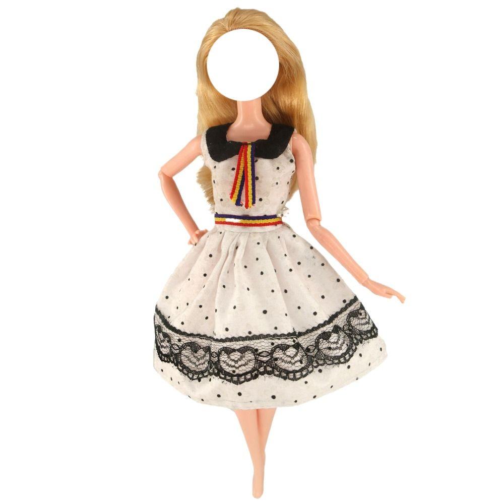 Handmade 30CM Doll Dress Colorful 1/6 BJD Doll Clothes Set Doll Dress Casual Clothing Doll