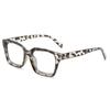 New fashionable anti-blue flat glasses, cat eye square frame plain glasses frame, casual commuter glasses frame