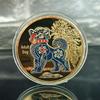 Colorful Zodiac Commemorative Coins Set: Dragon, Snake, Horse Year Medals - Perfect for Insurance Promotions or Gifts