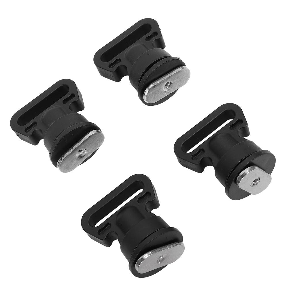 4PCS Track Mount Tie Downs Marine Nylon Rope Securing Fasteners for Motorboat Inflatable Boat Kayak