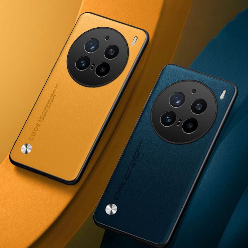 Роскошный чехол из искусственной кожи для Vivo X200 Pro, задняя крышка, матовый силиконовый противоударный чехол для телефона с полной защитой для Vivo X200Pro 5G