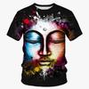 Fashion 3D Printed T Shirt Men's Religion Pattern Tees Summer Round Neck Tops Tees Oversize Short Sleeves T-shirt Size XS-6XL