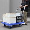 Складная тележка Uholan, тянущая прицеп для перемещения товаров, офисная тележка для покупок, грузоподъемность 400 кг