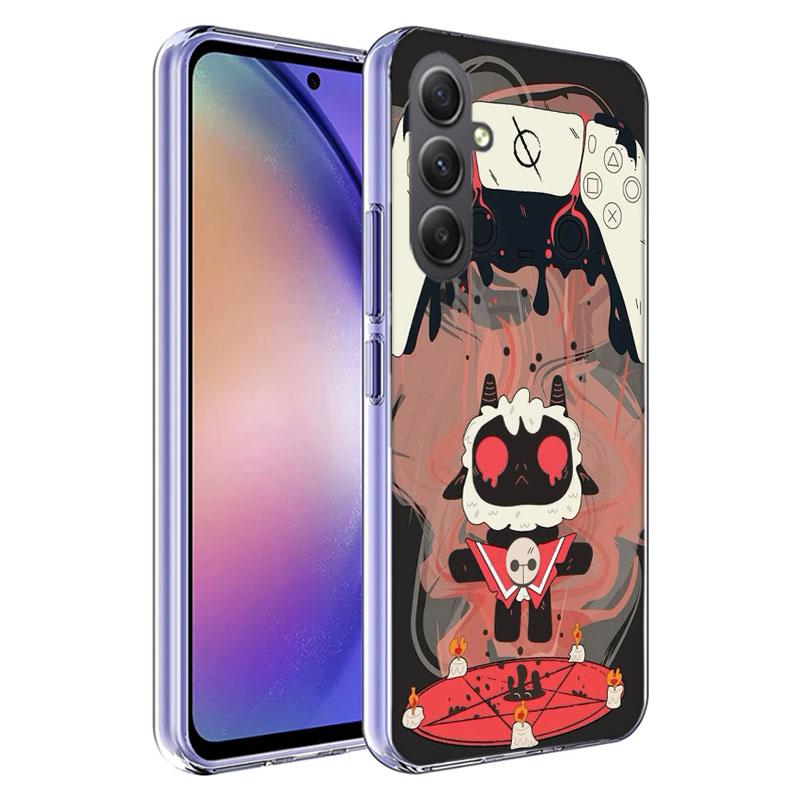 Game C-Cult Of The Lamb Phone Case for Samsung A16 A26 A36 A56 A17 A37 A57 A07 A06 A02S A03 A04S A05S Galaxy Note 20 10 A50S A71