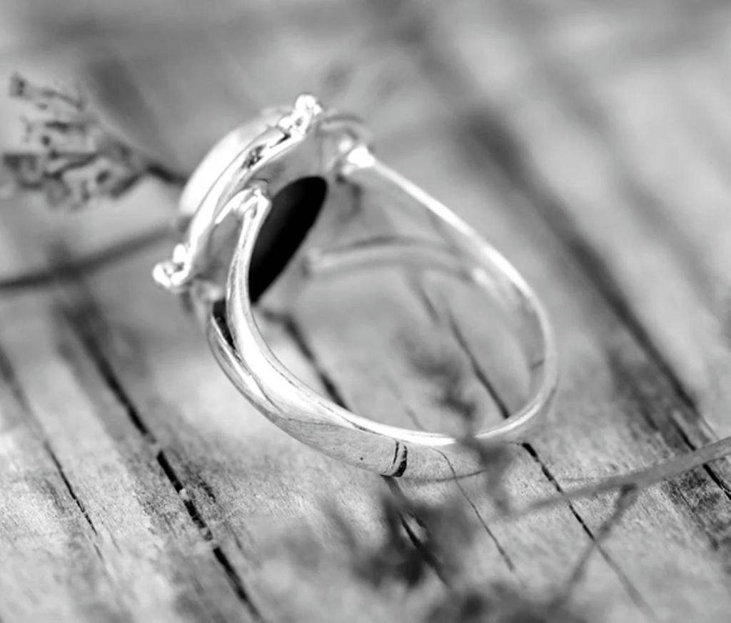 Стильное кольцо ручной работы из стерлингового серебра 925 пробы с аквамарином, все размеры