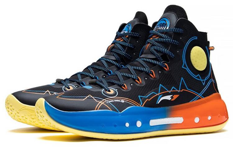 Men's Sneakers Li-Ning Li Ning YuShuai 14 Boom Thunderstorm Textile, TPU Slip Resistant High top Basketball