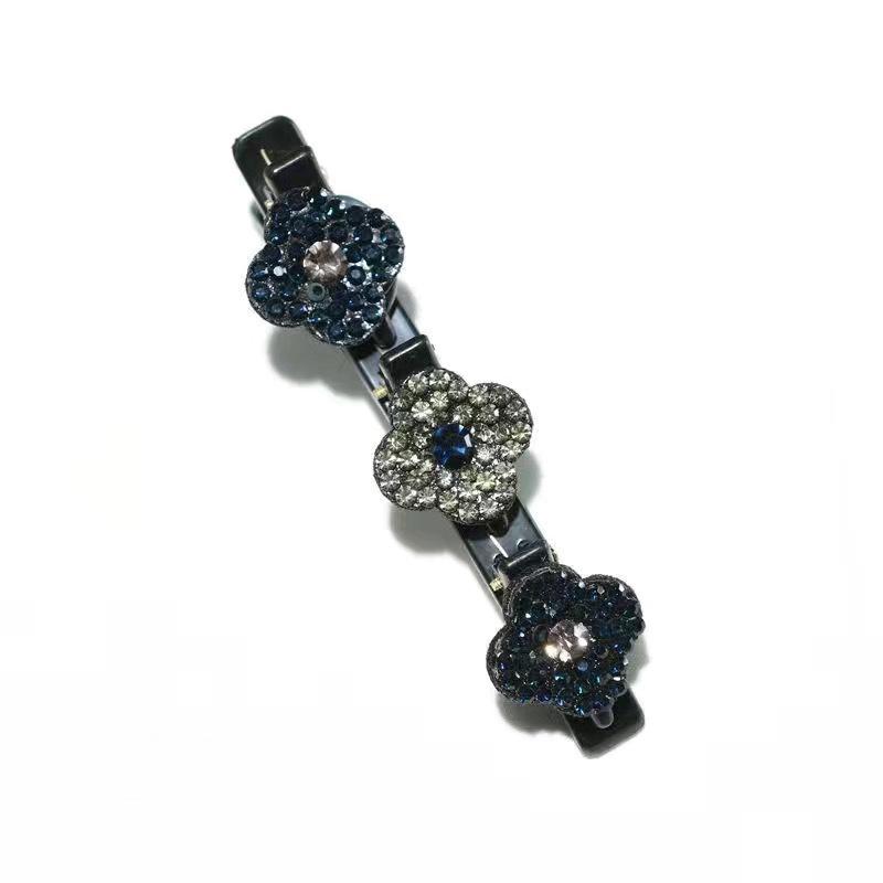 Модный набор плетеных шпилек в европейском и американском стиле: Заколки с цветами и челкой