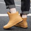 Men's Rain Boots Waterproof Shoes Fishing Husband Galoshes Man Garden Rubber Boot Indoor Kitchen Work Rain Boots Car Wash Boots