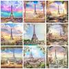 Набор для алмазной живописи Эйфелева башня DIY Алмазная вышивка крестиком Пейзаж Стразы Мозаика Декорция