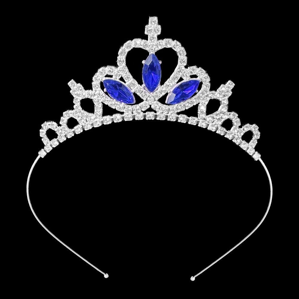 Аксессуары на день рождения Корона принцессы Ободок Украшения для волос Хрустальная корона Новая тиара со стразами