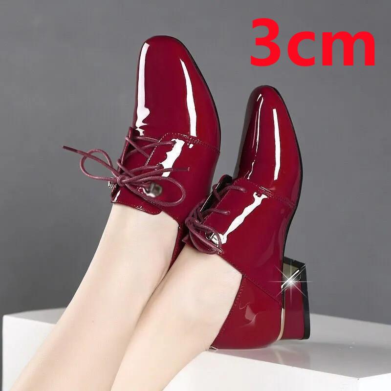 Botas Femininas Women Classic Wine Red High Quality Pu Leather Short Ankle Boots Lady Casual Sweet Black Boots A9005