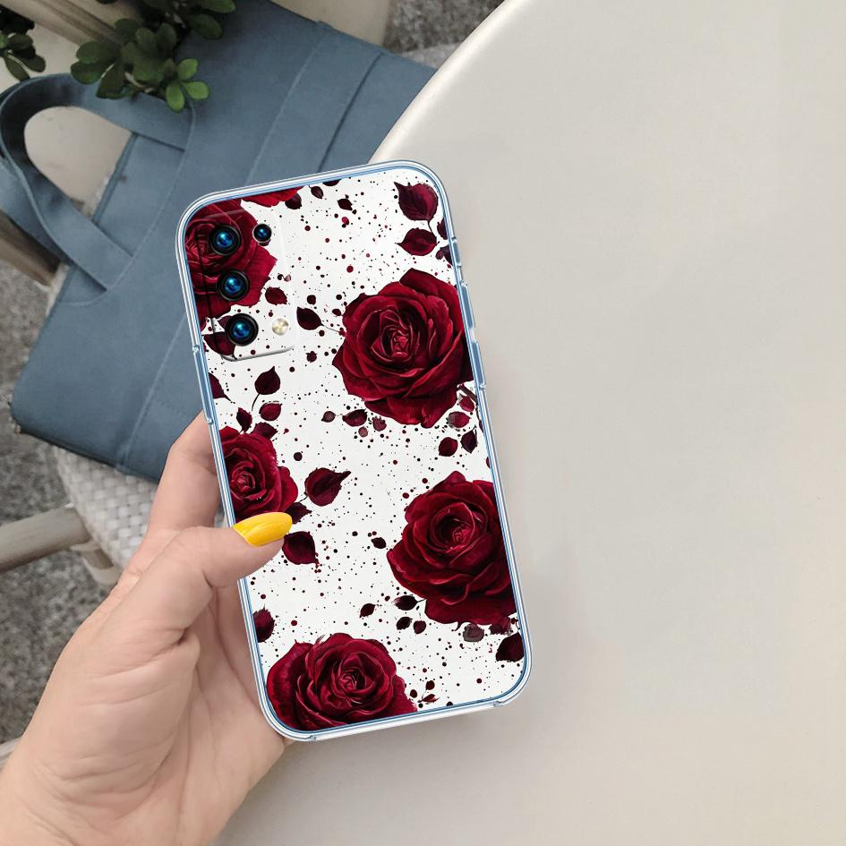 Красивый чехол для телефона с цветами роз для LG K22 K30 K40 K40S K41 K42 K50 K50S K51 K51S K52 K61 K62 K71 K92 Q60 Q61 V40 V50 V60