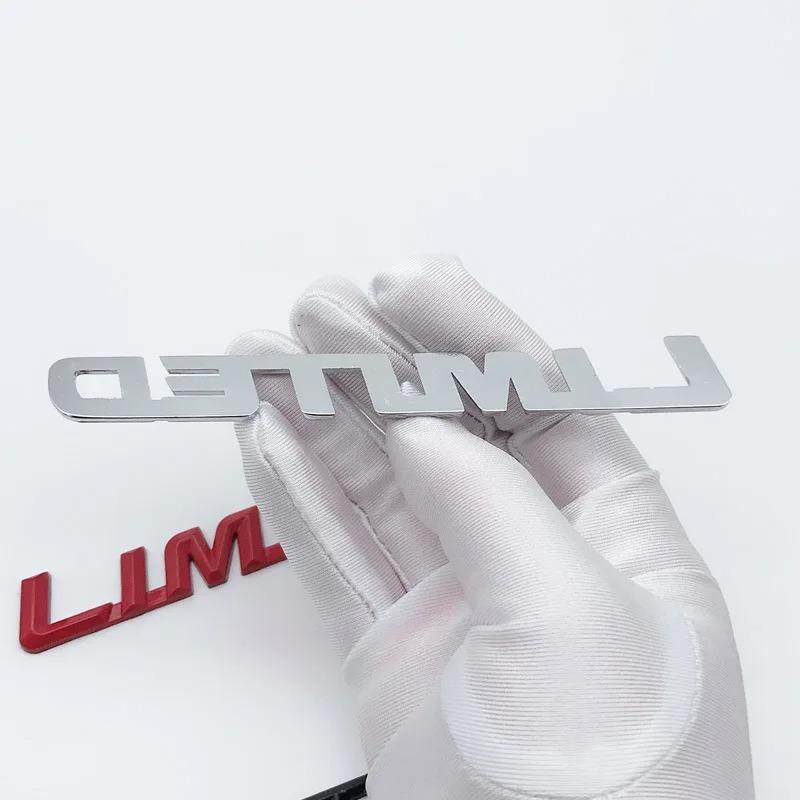 3D Metal Limited Emblem Logo Decal Car Fender Trunk Badge For Jeep Grand Cherokee Toyota Highlander Limited Sticker Accessories