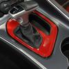 Inner Gear Shift Panel Decoration Cover Trim For Dodge Challenger 2015- Red