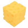 Сжималка для сыра Мягкая отскакивающая сырная игрушка-антистресс Новинка для взрослых и детей Желтая